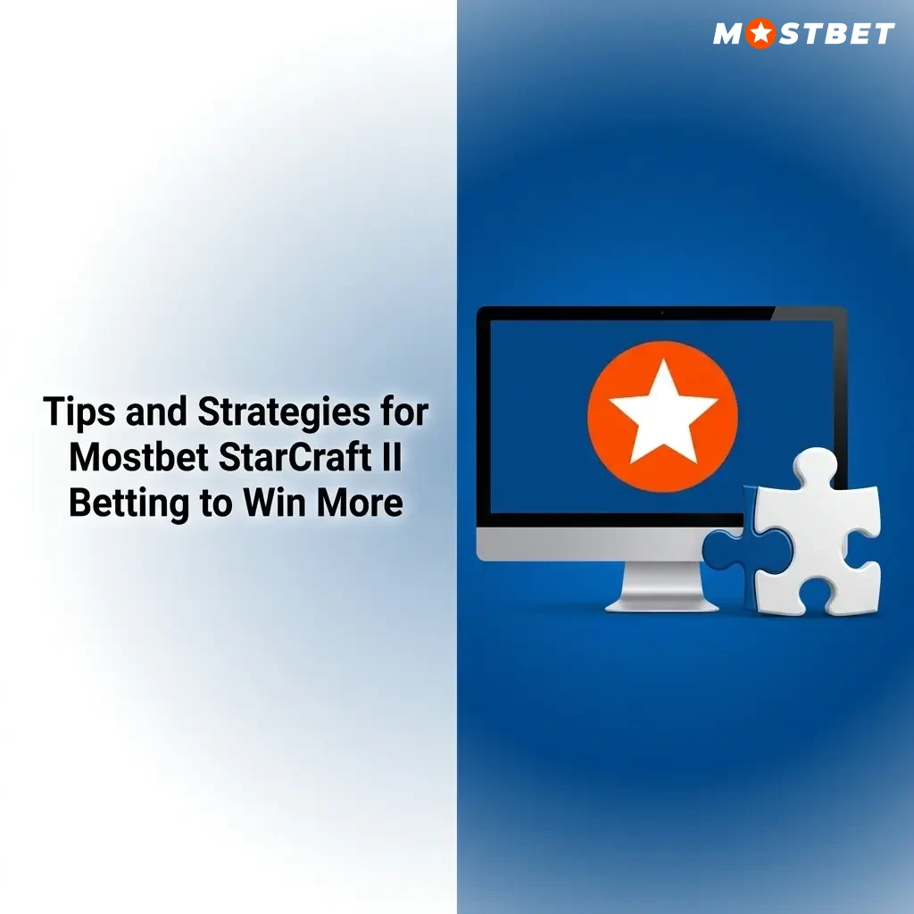StarCraft II betting tips showing race matchups, map pool analysis, bankroll management and live betting strategies on Mostbet